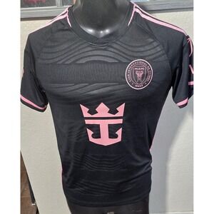 Inter Miami CF Soccer Jersey J Sport Black Pink Bentley Ngo 7 MLS Shirt Large